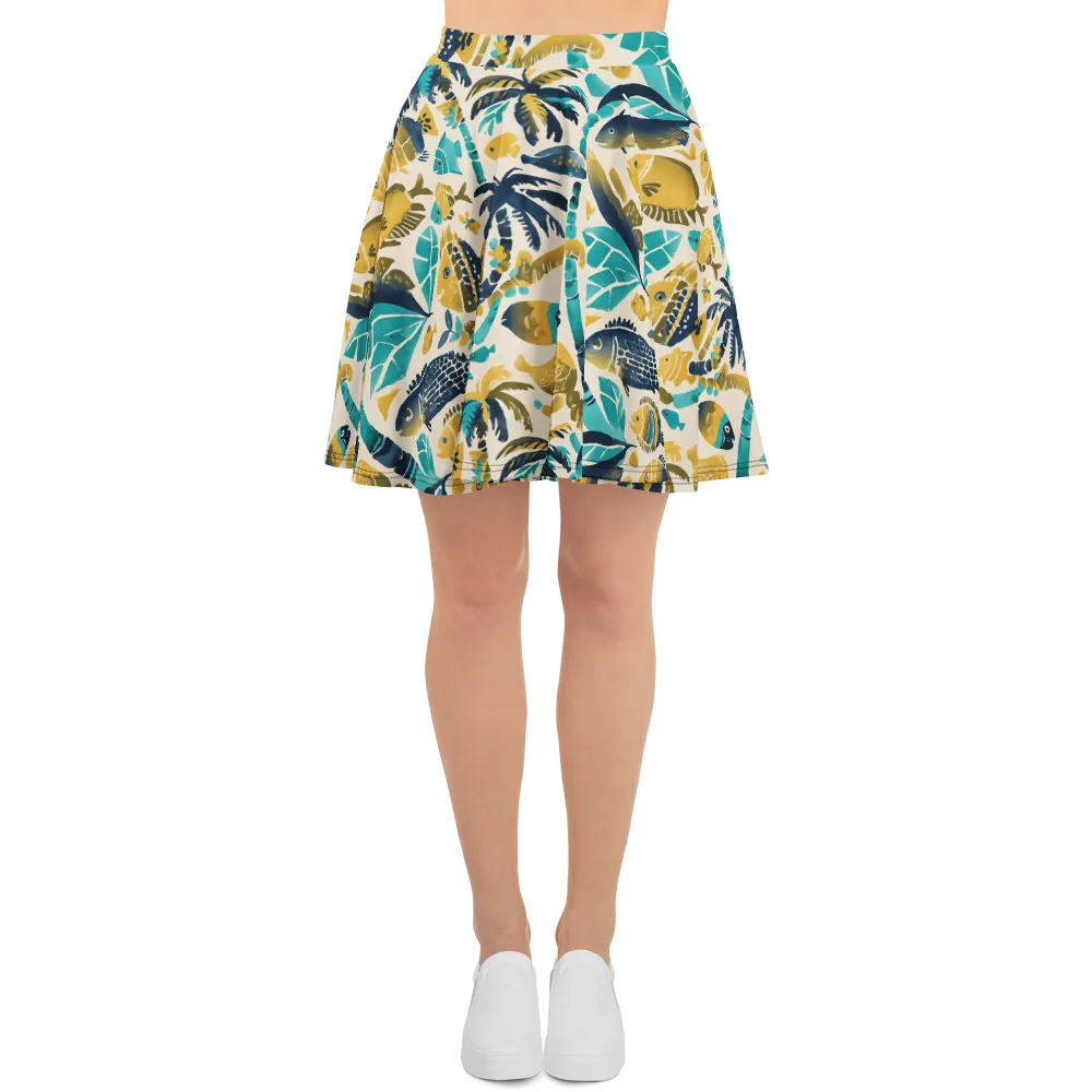 Palmwater on Skater Skirt — Front
