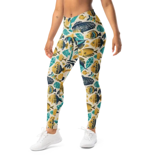 Palmwater on a Leggings