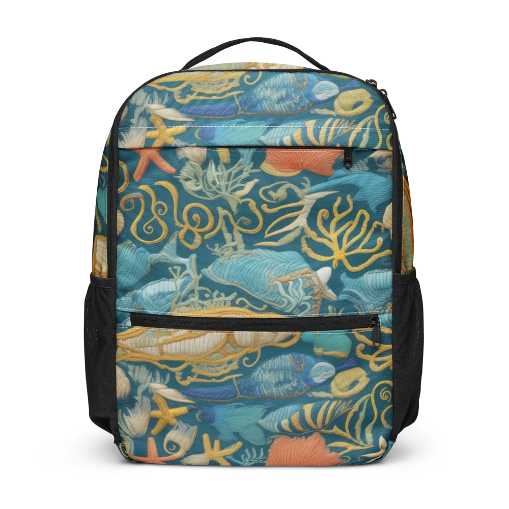 Tidepool Tapestry on Utility Backpack — Front