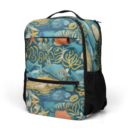 Tidepool Tapestry on a Utility Backpack