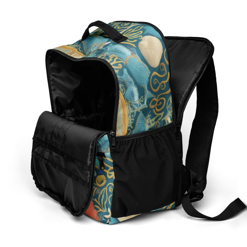 Tidepool Tapestry on Utility Backpack — Product details 2