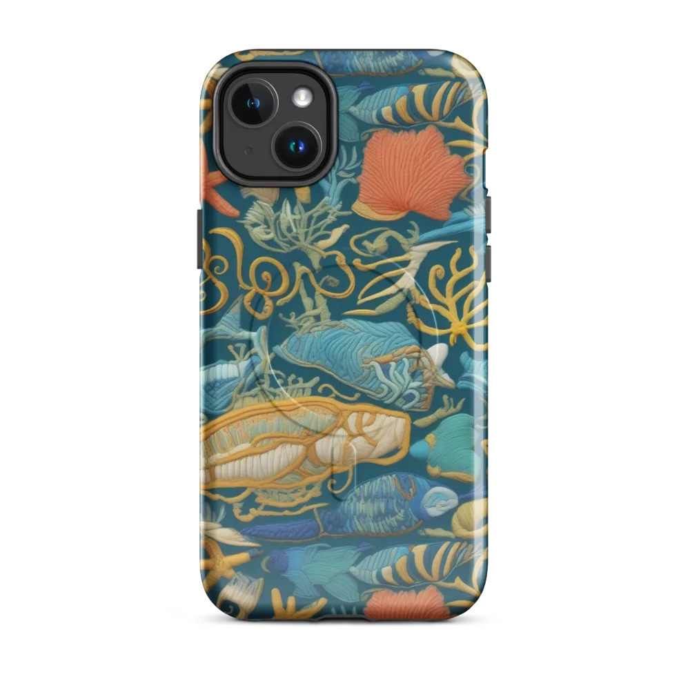 Tidepool Tapestry on MagSafe Tough Case for iPhone® — Front