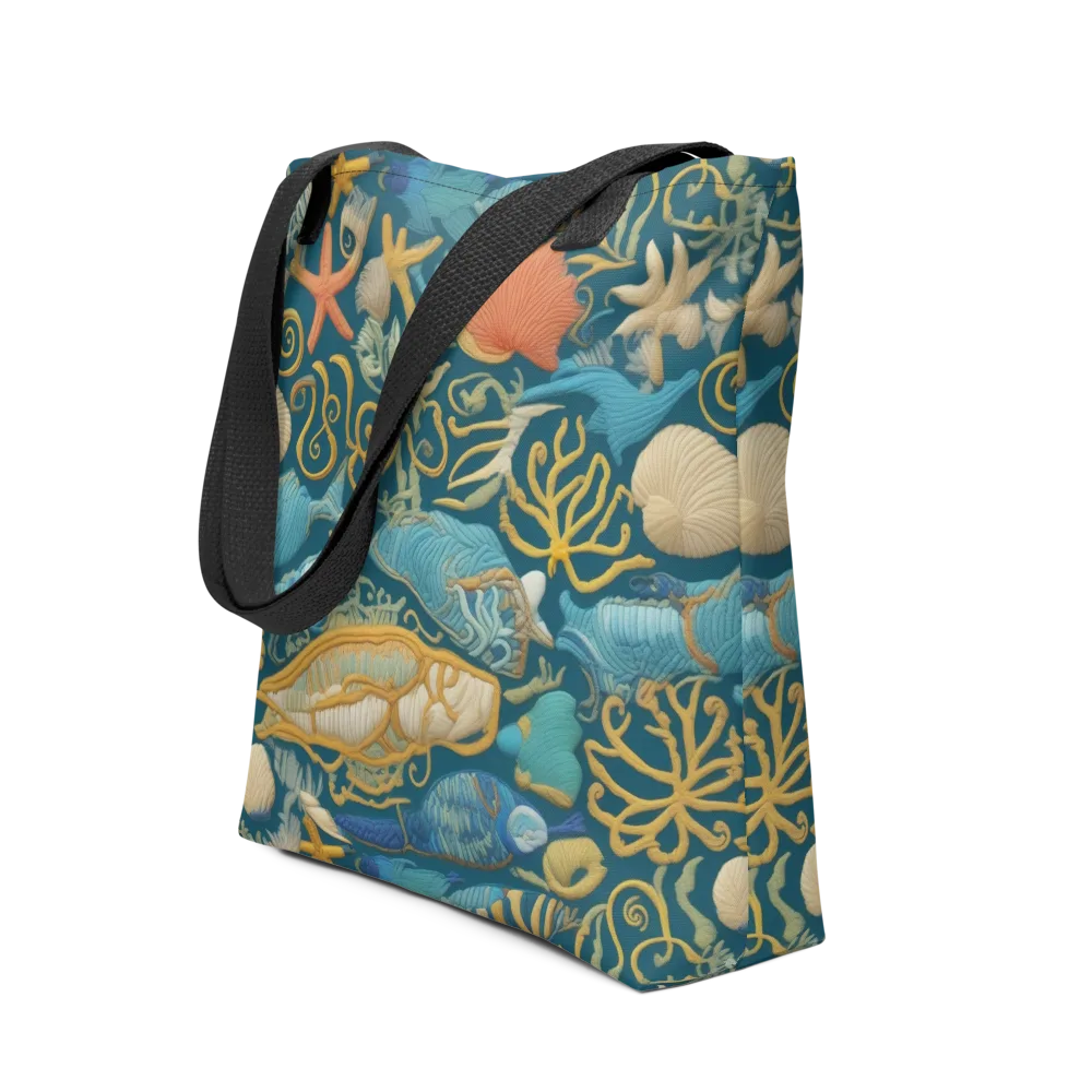 Tidepool Tapestry on Tote Bag — Front