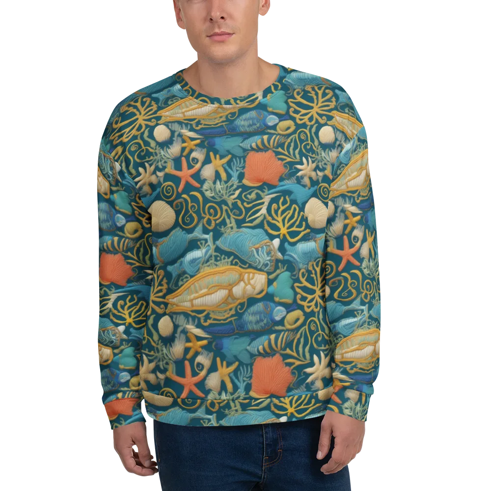 Tidepool Tapestry on Sweatshirt — Front