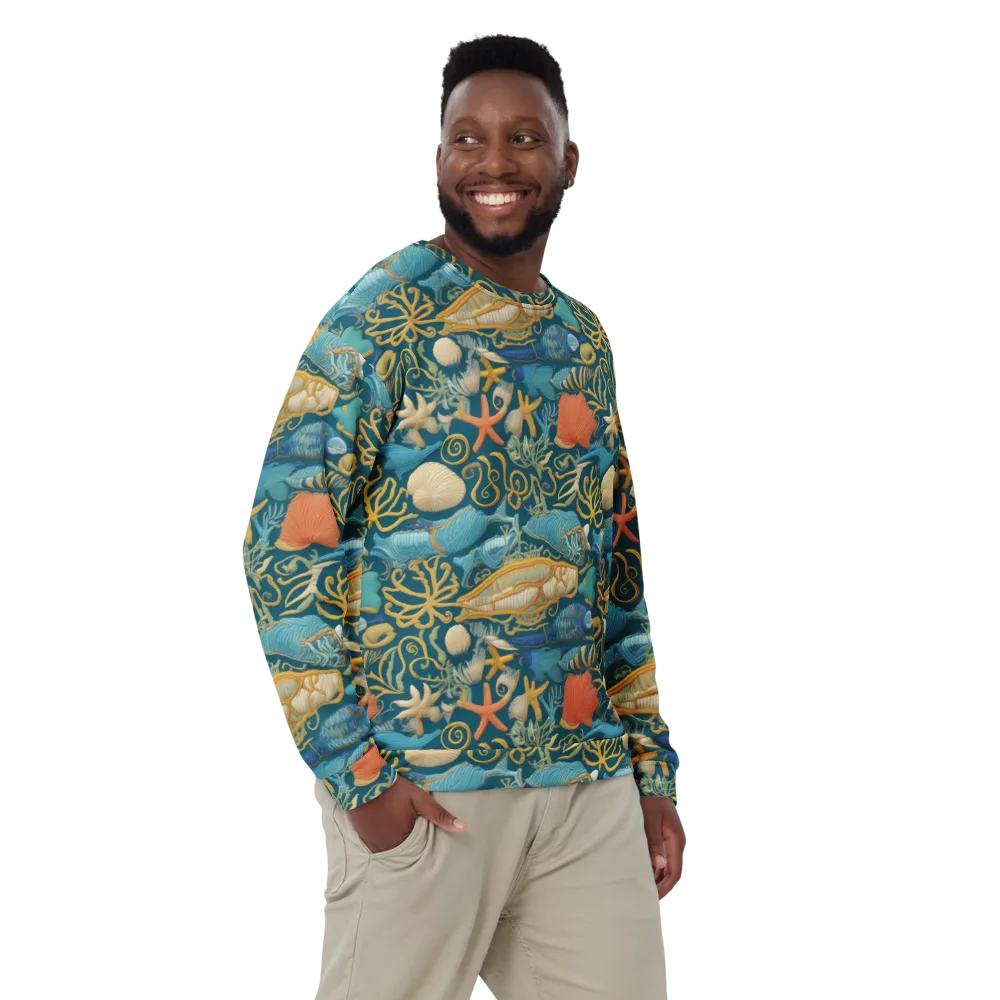 Tidepool Tapestry on Sweatshirt — Front