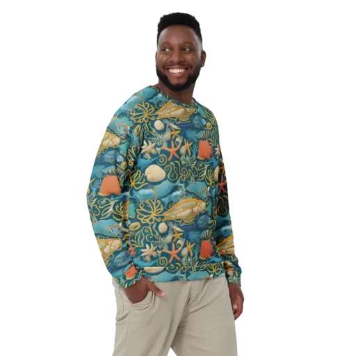 Tidepool Tapestry on a Sweatshirt