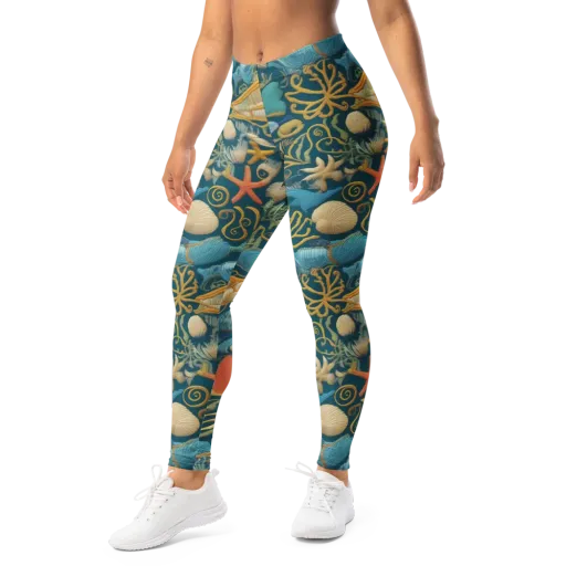 Tidepool Tapestry on a Leggings