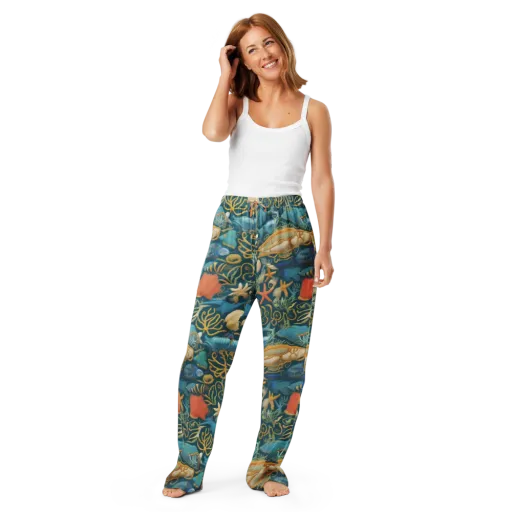 Tidepool Tapestry on a Women's Pajama Pants
