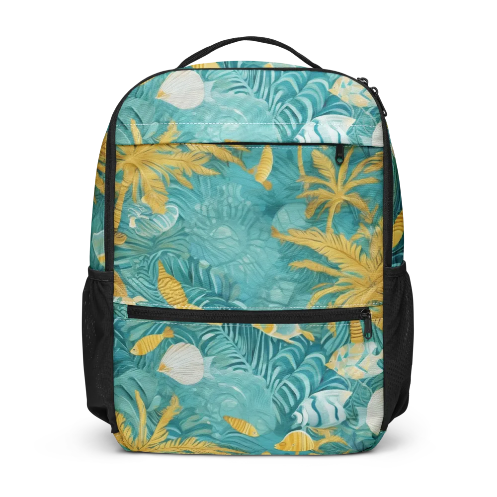 Golden Lagoon on Utility Backpack — Front