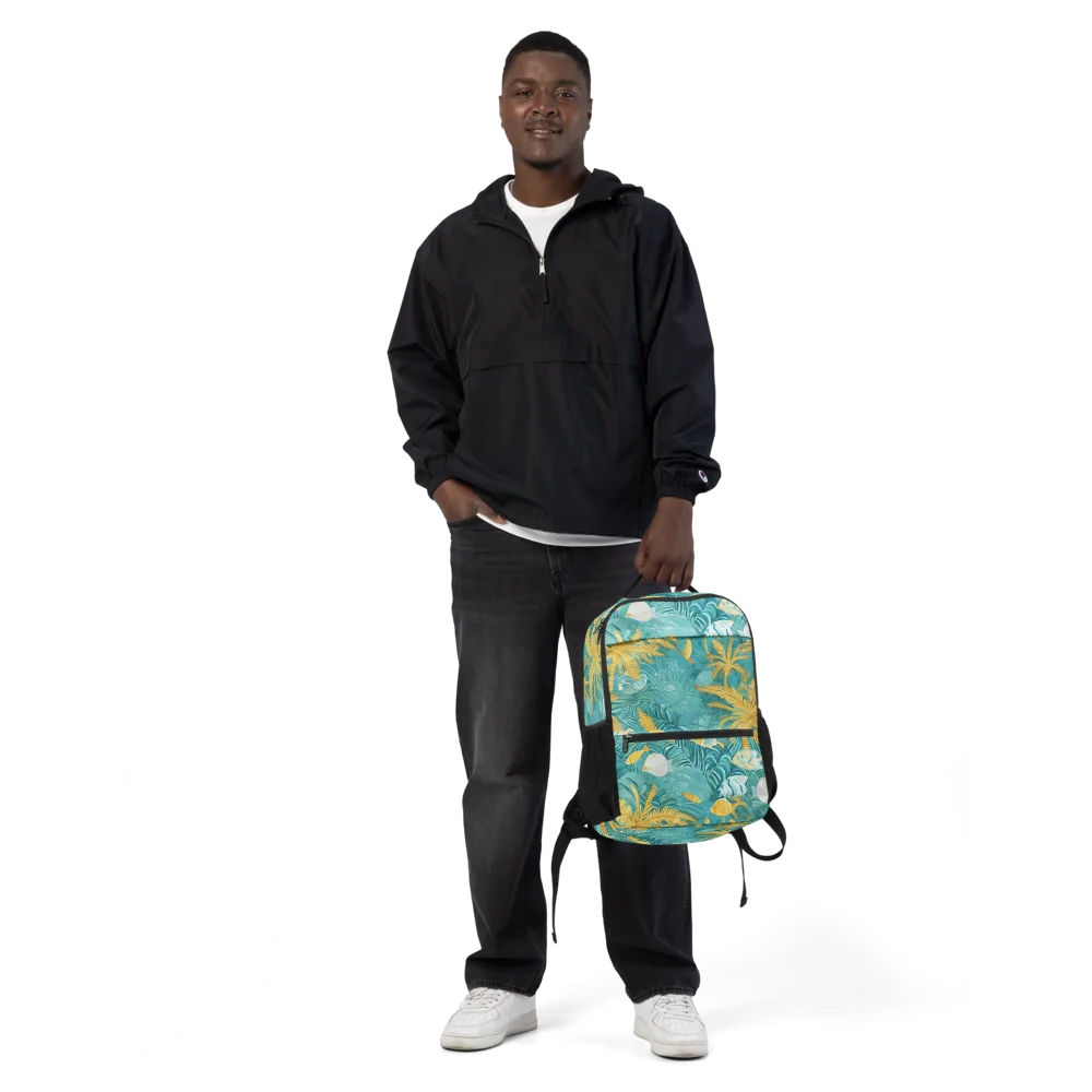 Golden Lagoon on Utility Backpack — Front
