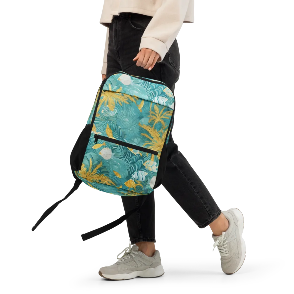 Golden Lagoon on Utility Backpack — Front