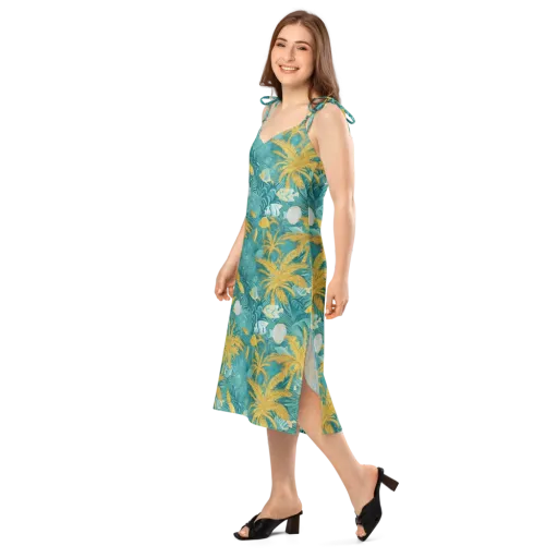 Golden Lagoon on a Slip Dress