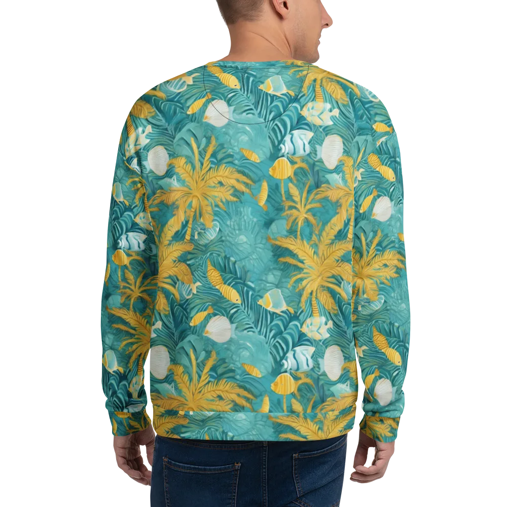 Golden Lagoon on Sweatshirt — Back