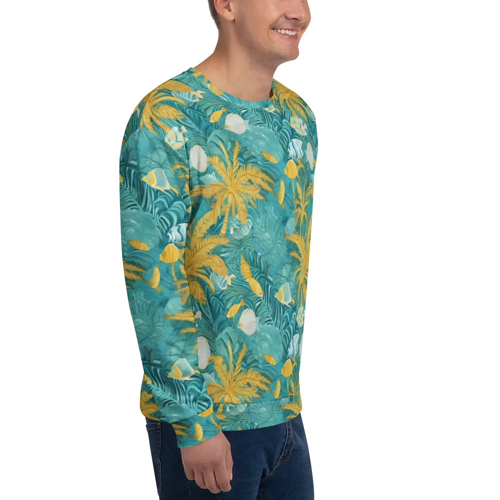 Golden Lagoon on Sweatshirt — Right Front