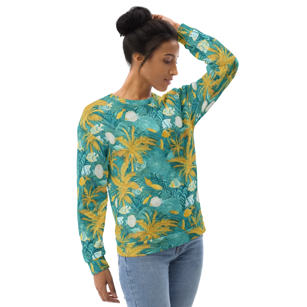 Golden Lagoon on Sweatshirt — Right Front
