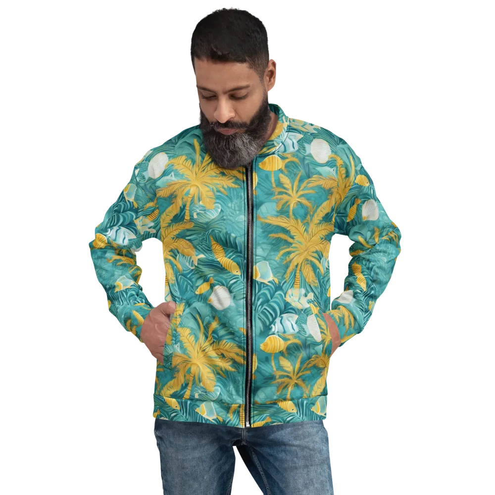 Golden Lagoon on Bomber Jacket — Front