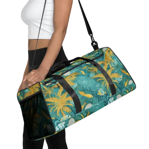 Golden Lagoon on a Duffle Bag