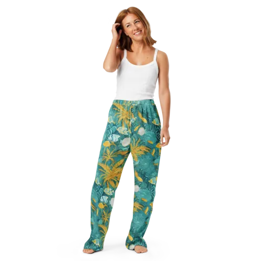 Golden Lagoon on a Women's Pajama Pants