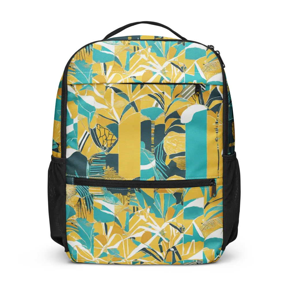 Tropic Geometry on Utility Backpack — Front