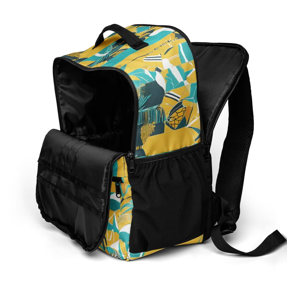 Tropic Geometry on Utility Backpack — Product details 2