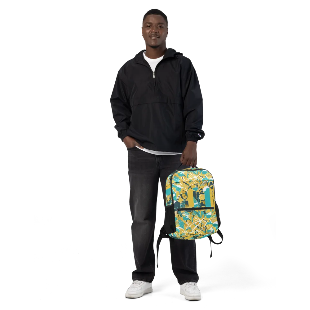 Tropic Geometry on Utility Backpack — Front
