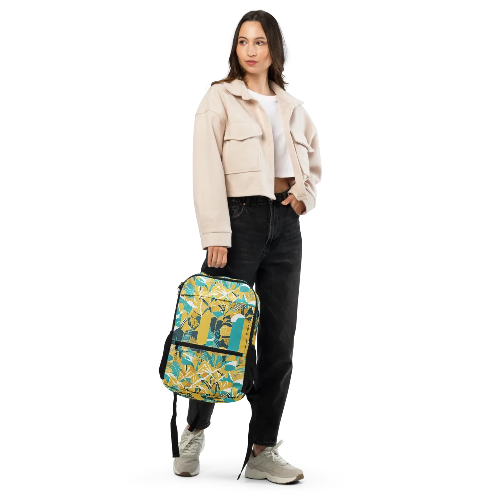Tropic Geometry on Utility Backpack — Front