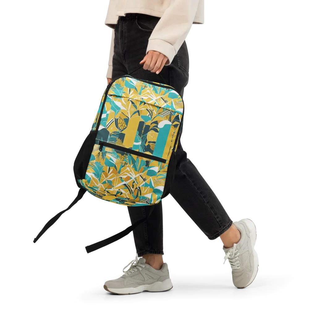 Tropic Geometry on Utility Backpack — Front