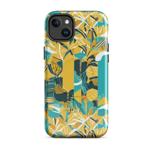 Tropic Geometry on a MagSafe Tough Case for iPhone®