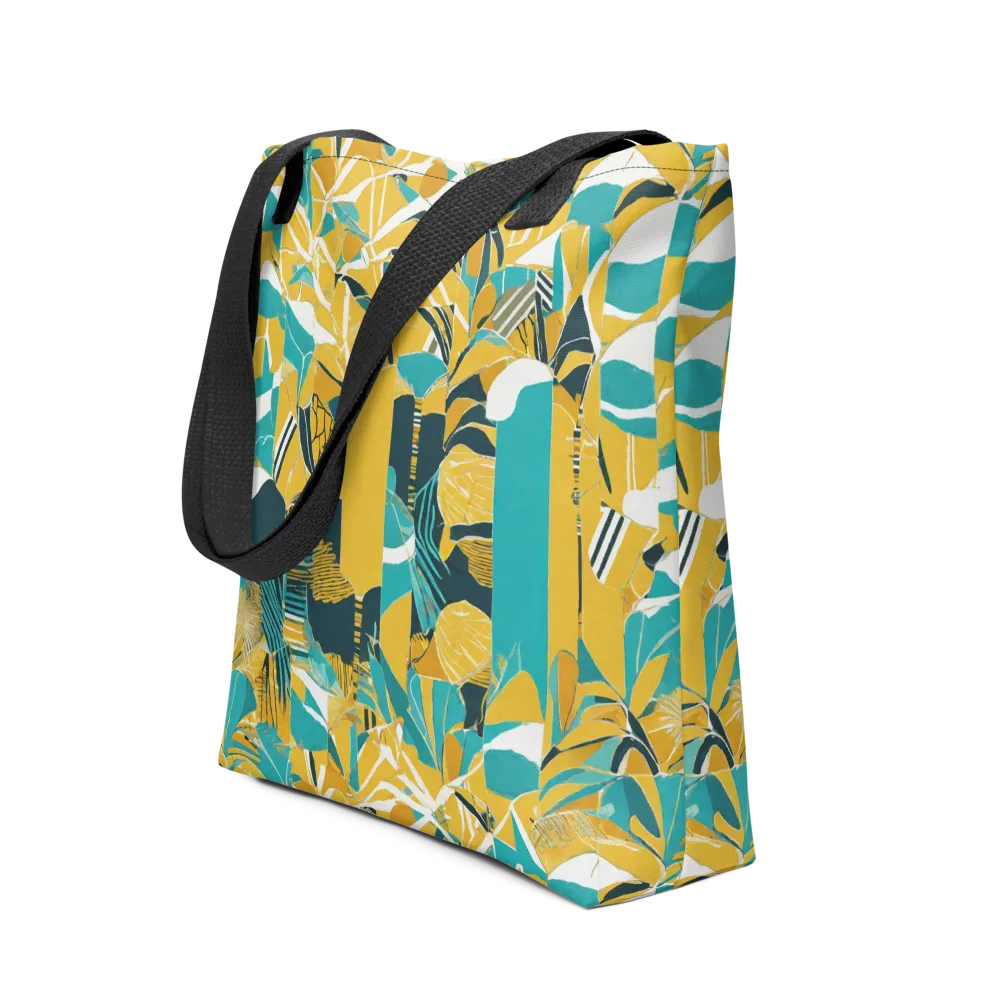 Tropic Geometry on Tote Bag — Front