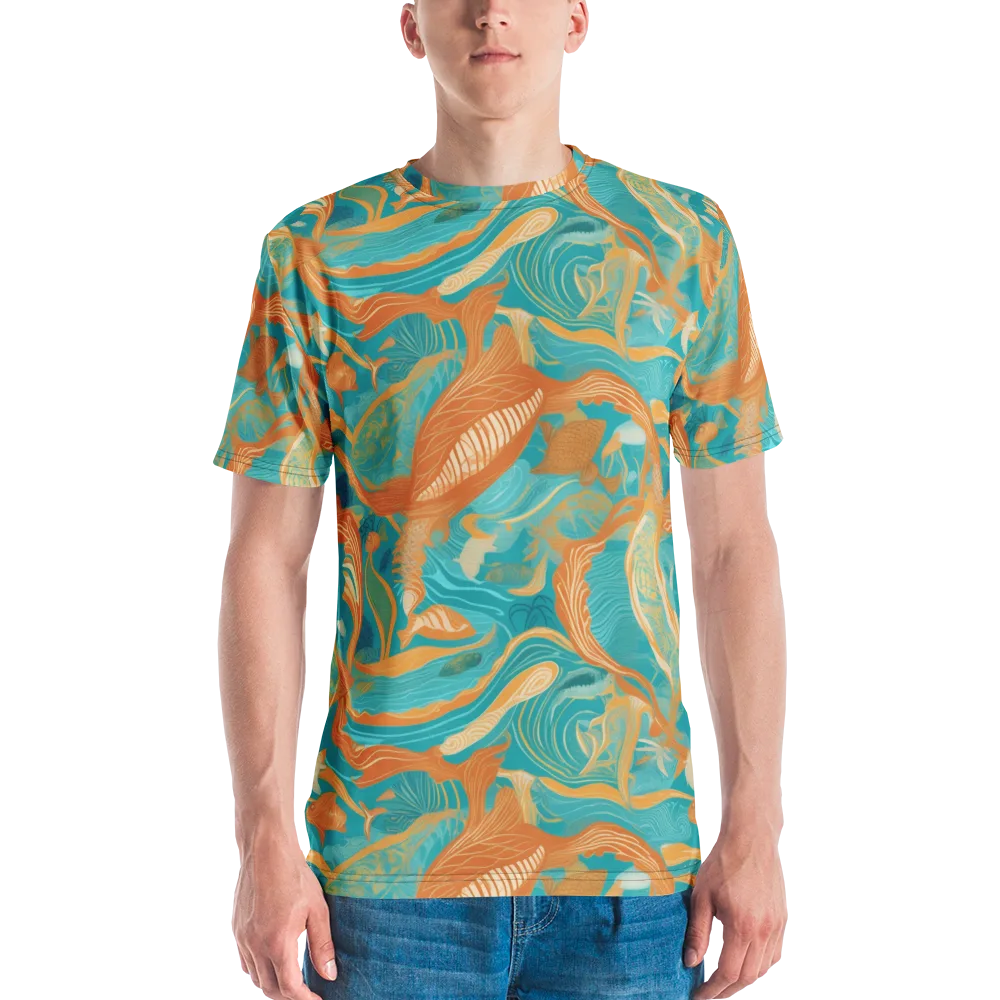 Tidal Menagerie on Men's Crew Neck T-Shirt — Front