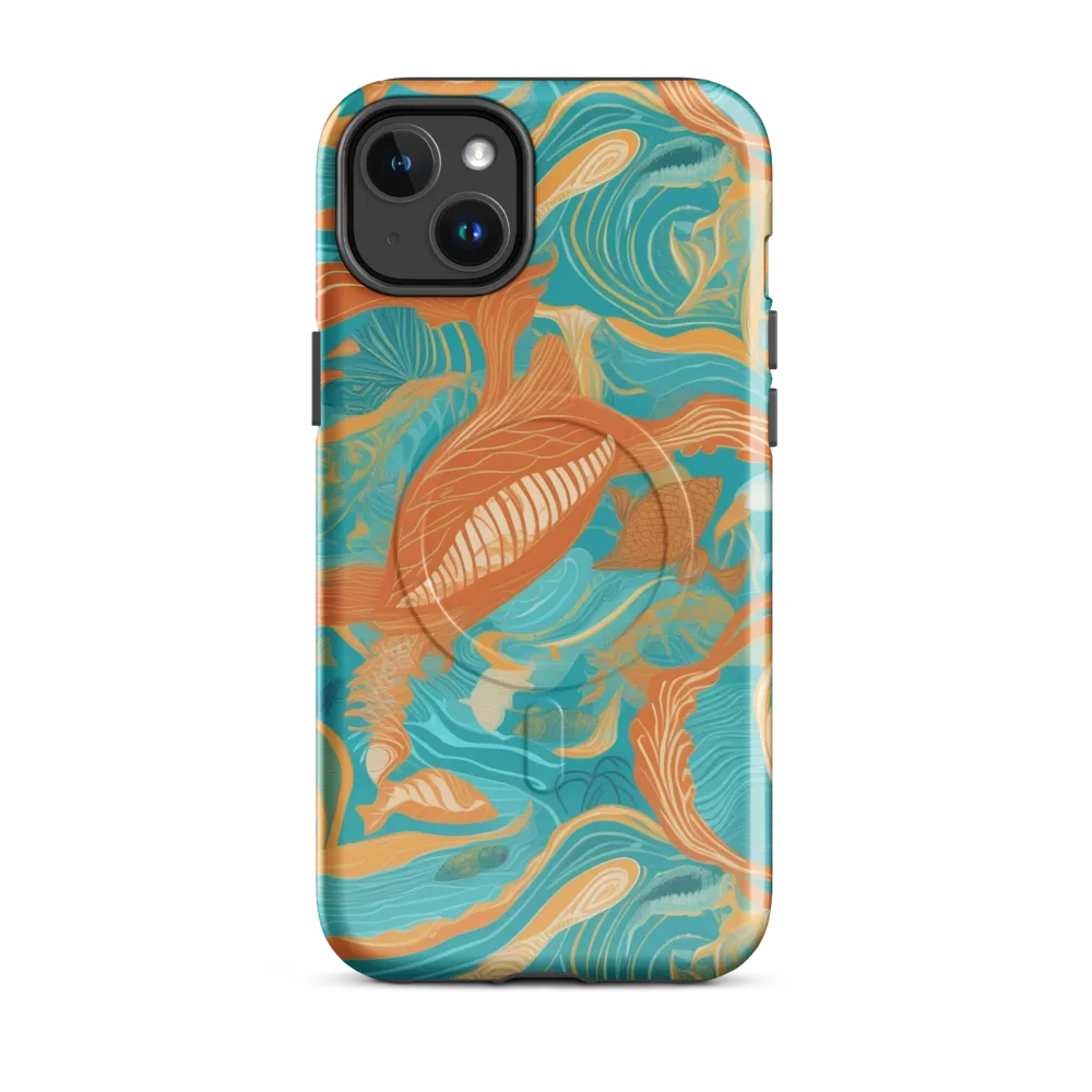 Tidal Menagerie on MagSafe Tough Case for iPhone® — Front