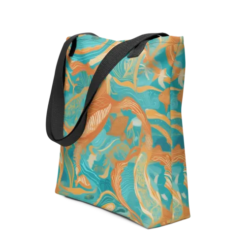 Tidal Menagerie on a Tote Bag