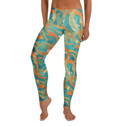 Tidal Menagerie on a Leggings