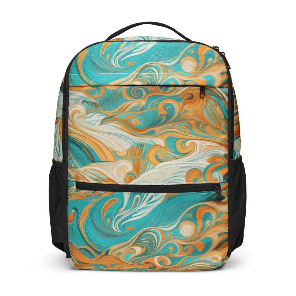 Marigold Maelstrom on Utility Backpack — Front