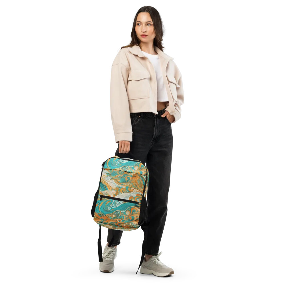 Marigold Maelstrom on Utility Backpack — Front