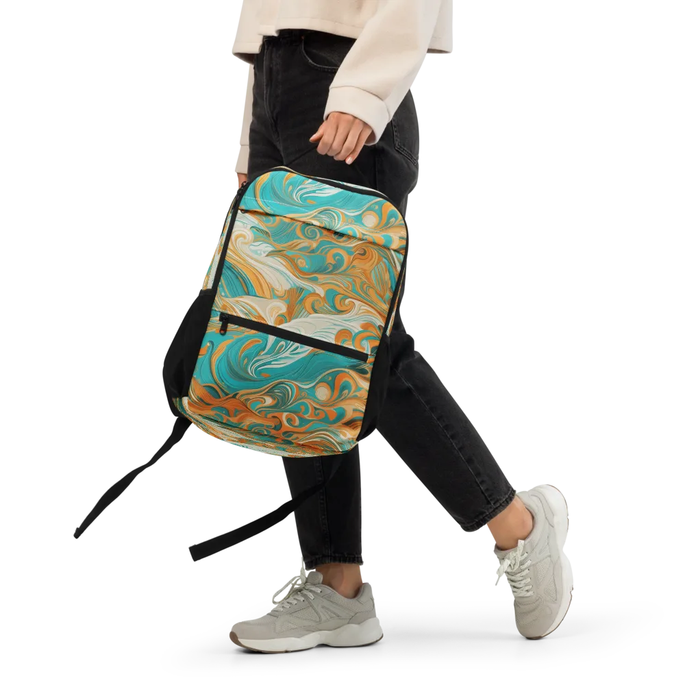 Marigold Maelstrom on Utility Backpack — Front
