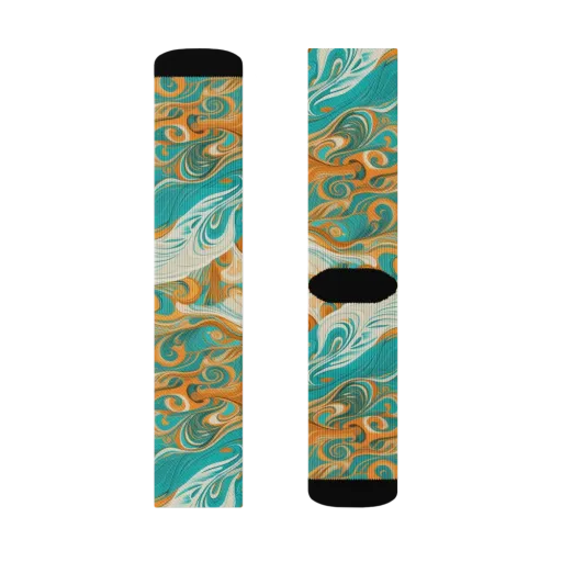 Marigold Maelstrom on a Socks