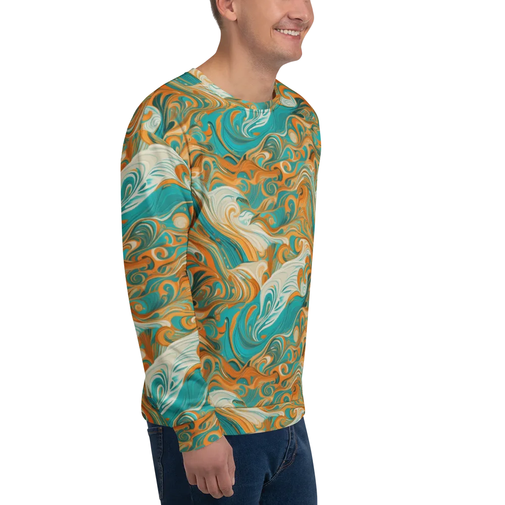 Marigold Maelstrom on Sweatshirt — Right Front