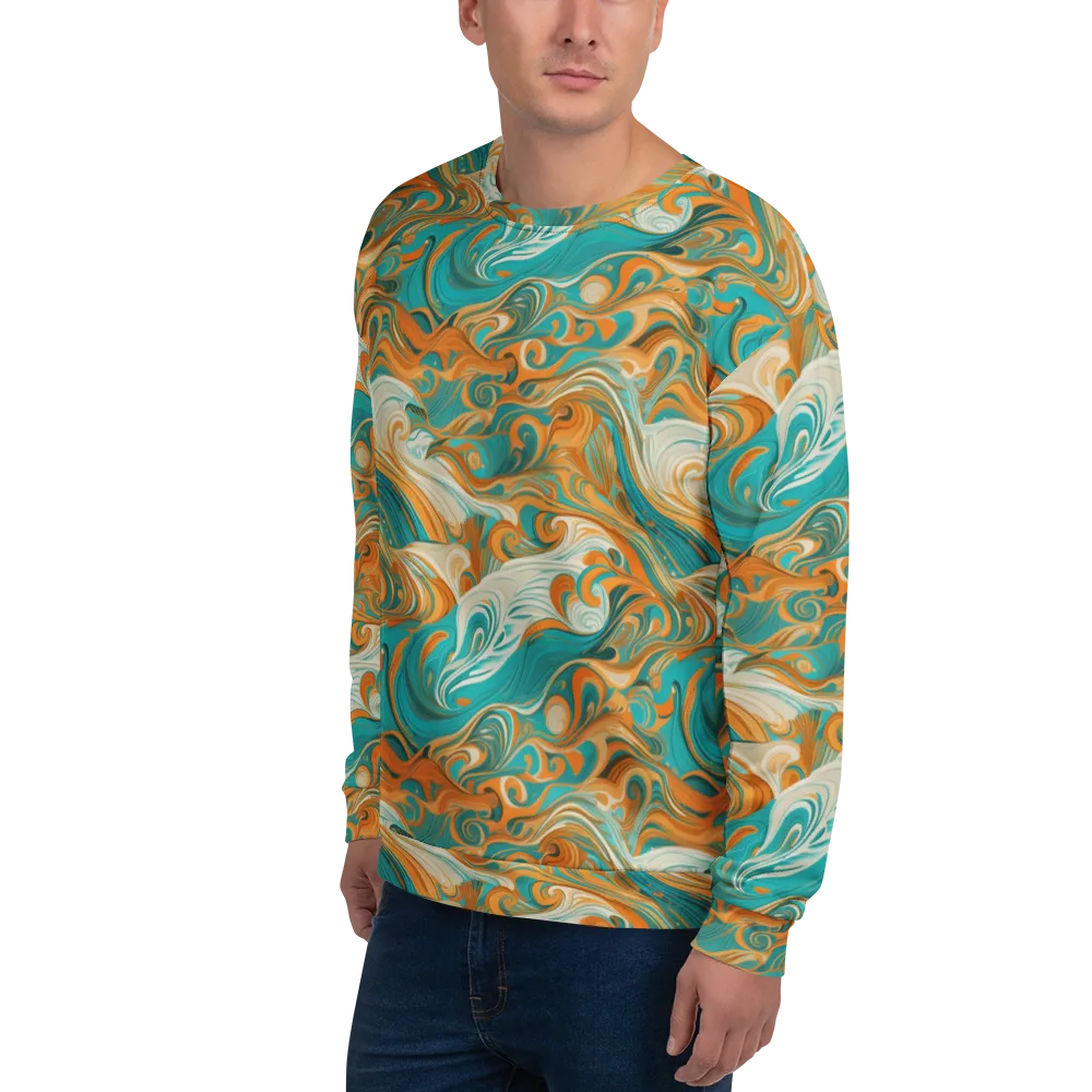 Marigold Maelstrom on Sweatshirt — Left Front