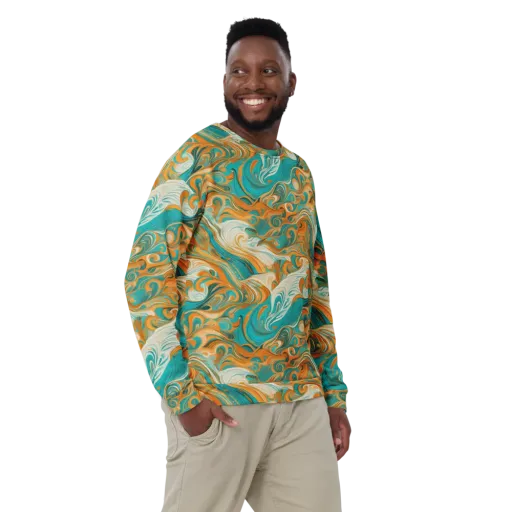 Marigold Maelstrom on a Sweatshirt