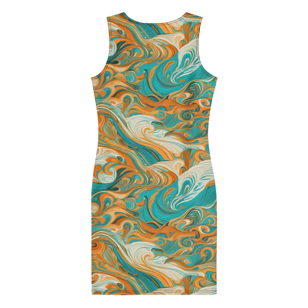 Marigold Maelstrom on Bodycon Dress — Back