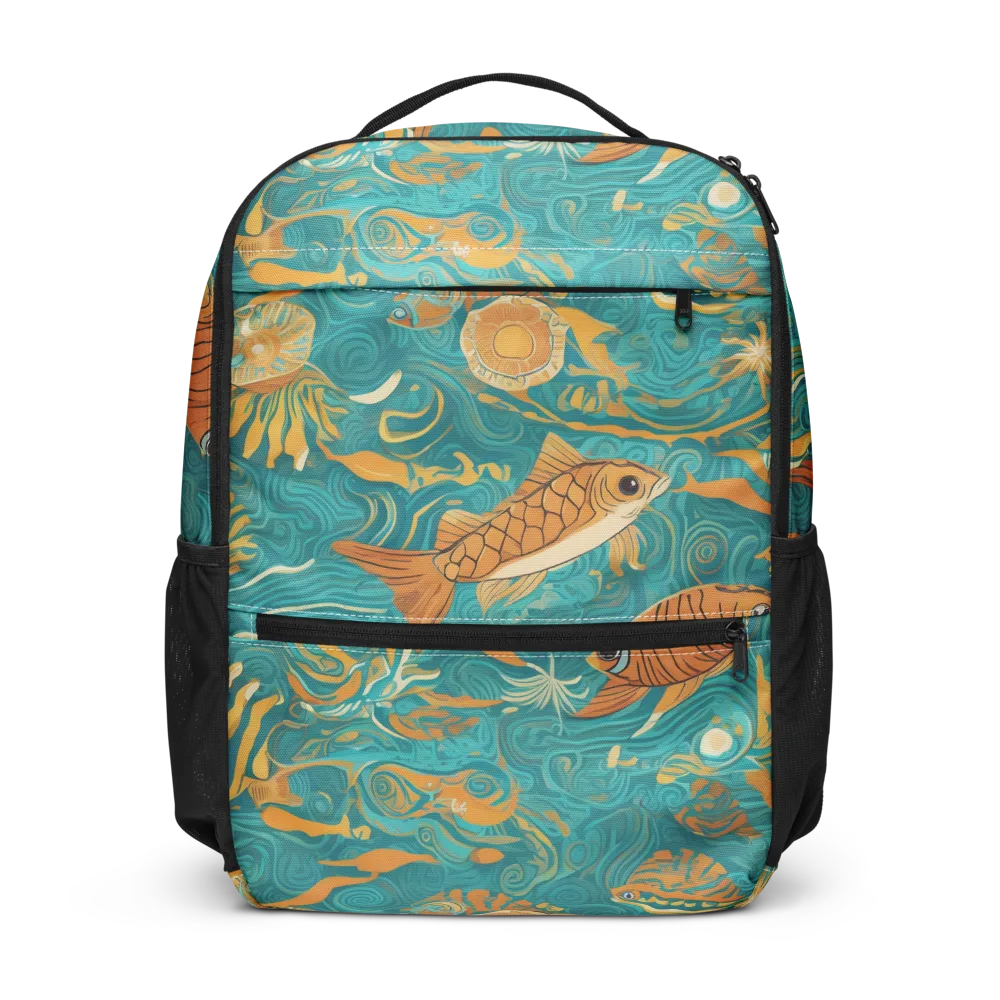 Tidal Ember on Utility Backpack — Front