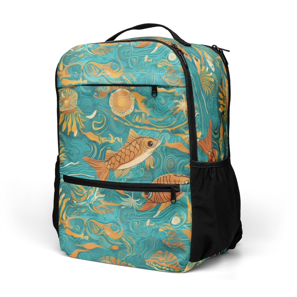 Tidal Ember on Utility Backpack — Left Front