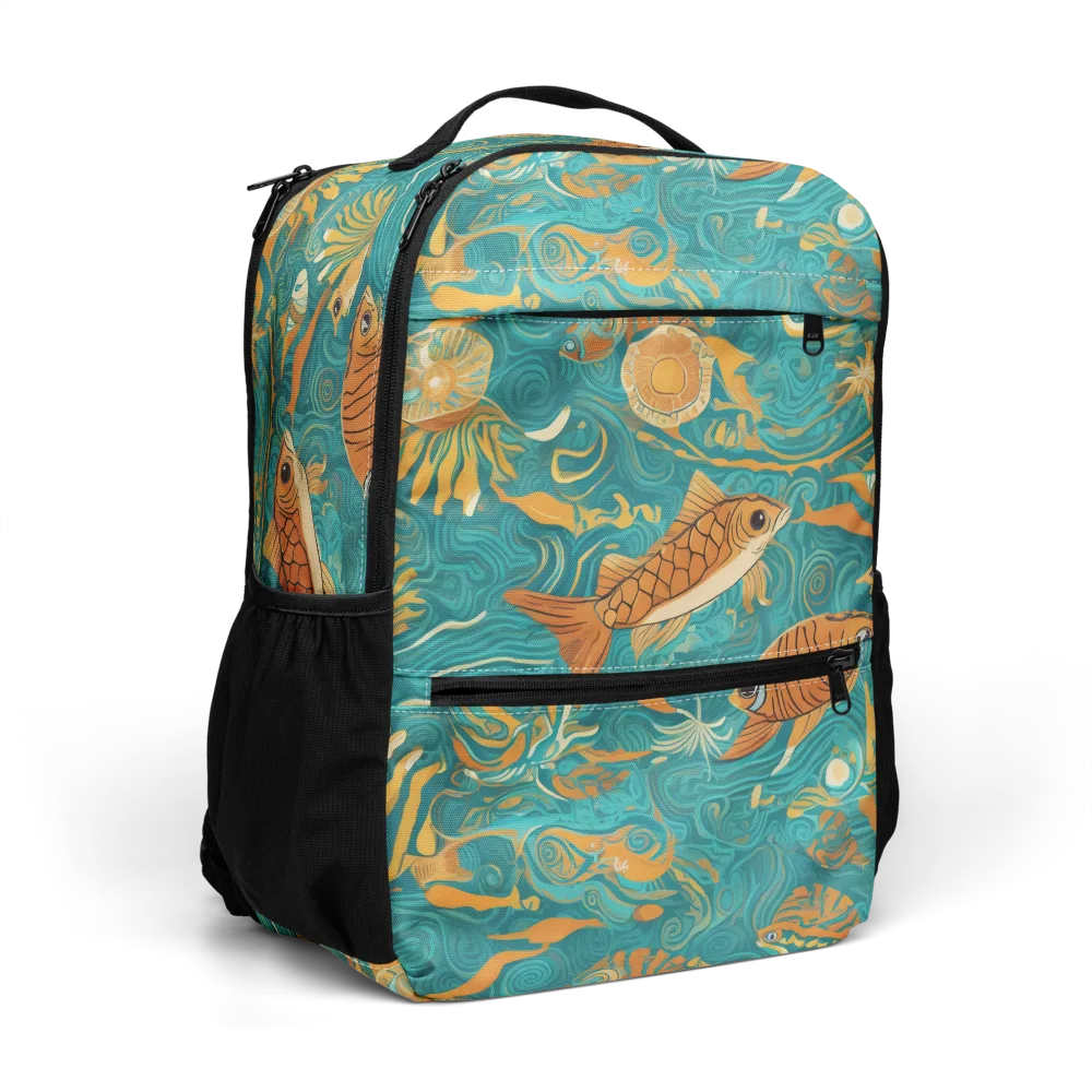 Tidal Ember on Utility Backpack — Right Front
