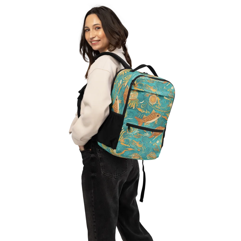 Tidal Ember on Utility Backpack — Back