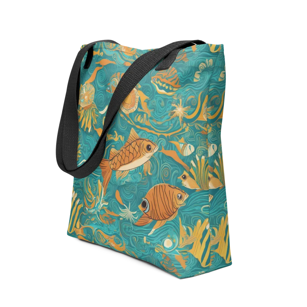 Tidal Ember on Tote Bag — Front