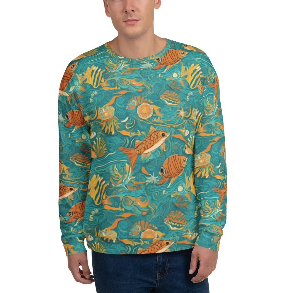 Tidal Ember on Sweatshirt — Front