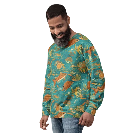 Tidal Ember on a Sweatshirt