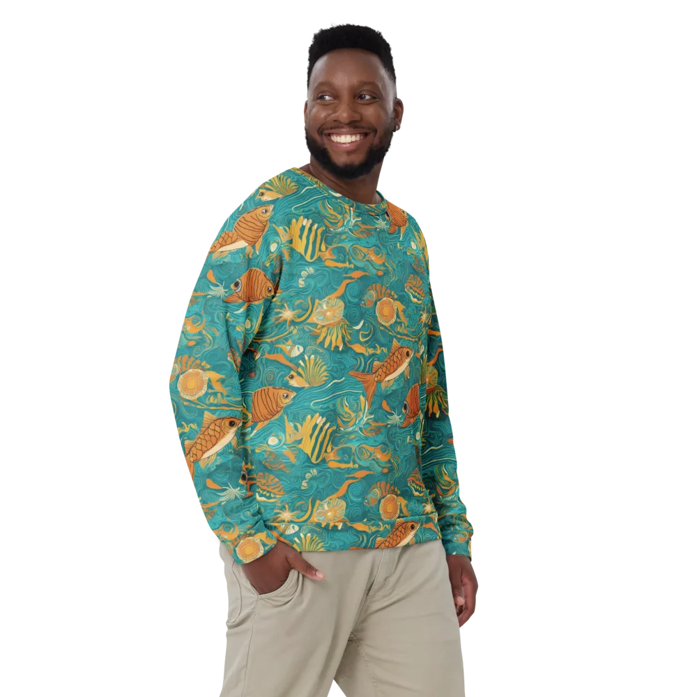Tidal Ember on Sweatshirt — Front