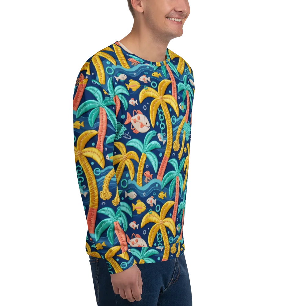 Tropical Tides on Sweatshirt — Right Front